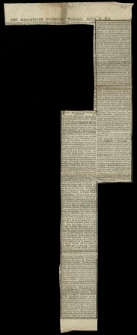 Wycinek z The Manchester Guardian z artykułem dot. Żaby