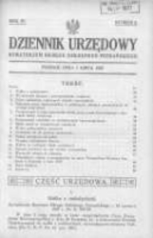 Dziennik Urzędowy Kuratorjum Okręgu Szkolnego Poznańskiego 1927.07.01 R.4 Nr2