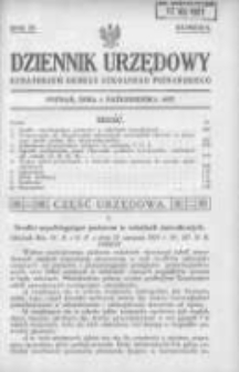 Dziennik Urzędowy Kuratorjum Okręgu Szkolnego Poznańskiego 1927.10.01 R.4 Nr5