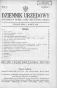 Dziennik Urzędowy Kuratorjum Okręgu Szkolnego Poznańskiego 1928.03.01 R.5 Nr3