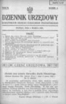 Dziennik Urzędowy Kuratorjum Okręgu Szkolnego Poznańskiego 1929.03.01 R.6 Nr5