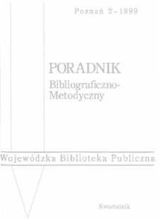 Poradnik Bibliograficzno-Metodyczny : 1999 z.2