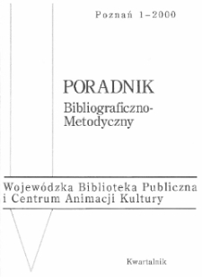 Poradnik Bibliograficzno-Metodyczny : 2000 z.1