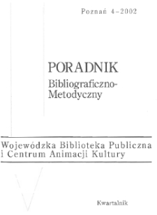 Poradnik Bibliograficzno-Metodyczny : 2002 z.4