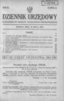 Dziennik Urzędowy Kuratorjum Okręgu Szkolnego Poznańskiego 1929.07.15 R.6 Nr11