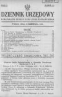 Dziennik Urzędowy Kuratorjum Okręgu Szkolnego Poznańskiego 1929.11.15 R.6 Nr16