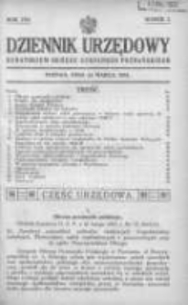 Dziennik Urzędowy Kuratorjum Okręgu Szkolnego Poznańskiego 1931.03.12 R.8 Nr3