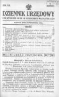 Dziennik Urzędowy Kuratorjum Okręgu Szkolnego Poznańskiego 1931.09.10 R.8 Nr9