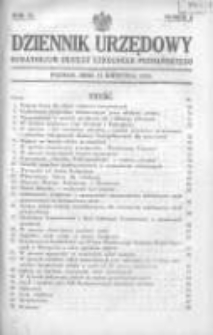 Dziennik Urzędowy Kuratorjum Okręgu Szkolnego Poznańskiego 1932.04.11 R.9 Nr4