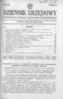 Dziennik Urzędowy Kuratorjum Okręgu Szkolnego Poznańskiego 1932.07.26 R.9 Nr8