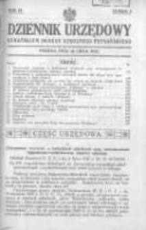 Dziennik Urzędowy Kuratorjum Okręgu Szkolnego Poznańskiego 1932.07.26 R.9 Nr8