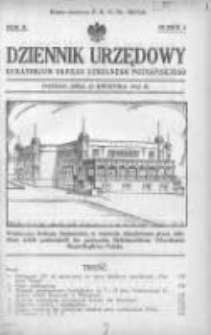 Dziennik Urzędowy Kuratorjum Okręgu Szkolnego Poznańskiego 1933.04.12 R.10 Nr4