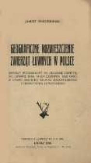Geograficzne rozmieszczenie zwierząt łownych w Polsce