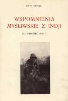 Wspomnienia myśliwskie z Indji