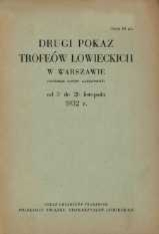 Drugi pokaz trofe&oacute;w łowieckich w Warszawie