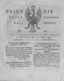 Dziennik Departamentu Kaliskiego. 1808.07.27 nr16