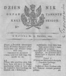 Dziennik Departamentu Kaliskiego. 1809.04.12 nr15