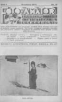 Foto-Amator: bezpłatny dodatek miesięczny Drogerzysty 1933 grudzień R.1 Nr12