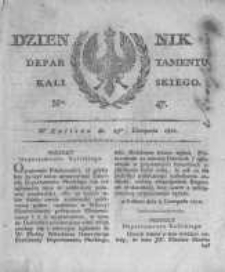 Dziennik Departamentu Kaliskiego. 1810.11.23 nr47