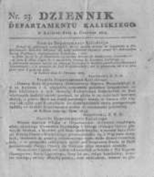 Dziennik Departamentu Kaliskiego. 1815.06.09 nr23