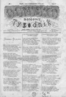 Ognisko Domowe. Tygodnik. 1874.10.02 T.1 nr1