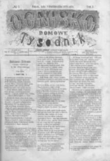 Ognisko Domowe. Tygodnik. 1874.10.09 T.1 nr2