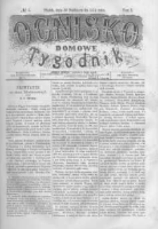 Ognisko Domowe. Tygodnik. 1874.10.30 T.1 nr5