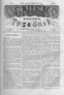 Ognisko Domowe. Tygodnik. 1874.12.18 T.1 nr12