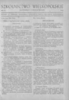 Szkolnictwo Wielkopolskie: materiały i opracowania: dodatek do Dziennika Urzędowego Kuratorium Okręgu Szkolnego Poznańskiego 1948 Nr3/4