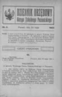 Dziennik Urzędowy Okręgu Szkolnego Poznańskiego 1923.05.24 Nr4
