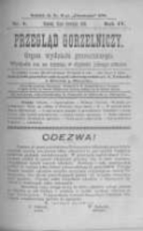 Przegląd Gorzelniczy. Organ Wydziału Gorzelniczego. 1898 R.4 nr4