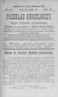 Przegląd Gorzelniczy. Organ Wydziału Gorzelniczego. 1898 R.4 nr11