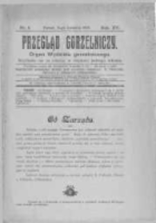 Przegląd Gorzelniczy. Organ Wydziału Gorzelniczego. 1909 R.15 nr4