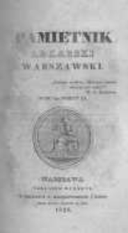 Pamiętnik Lekarski Warszawski. T.1 poszyt 3