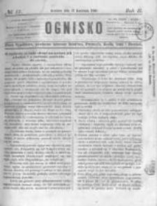 Ognisko. 1861.04.27 R.2 nr17