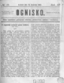 Ognisko. 1862.04.13 R.3 nr15