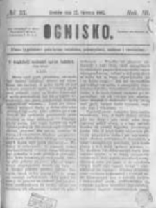 Ognisko. 1862.06.22 R.3 nr25
