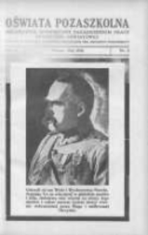 Oświata Pozaszkolna: miesięcznik poświęcony zagadnieniom pracy społeczno-oświatowej: dodatek do Dziennika Urzędowego Kuratorium Okręgu Szkolnego Poznańskiego 1935 maj R.2 Nr5