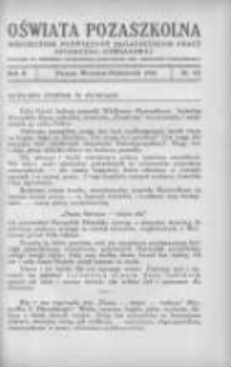 Oświata Pozaszkolna: miesięcznik poświęcony zagadnieniom pracy społeczno-oświatowej: dodatek do Dziennika Urzędowego Kuratorium Okręgu Szkolnego Poznańskiego 1935 wrzesień/październik R.2 Nr7/8