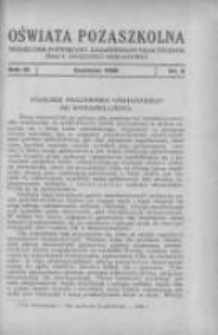 Oświata Pozaszkolna: miesięcznik poświęcony zagadnieniom praktycznym pracy społeczno-oświatowej 1936 czerwiec R.3 Nr6