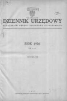 Dziennik Urzędowy Kuratorjum Okręgu Szkolnego Poznańskiego 1936.02.22 R.13 Nr1/2