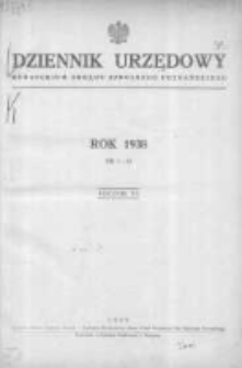 Dziennik Urzędowy Kuratorium Okręgu Szkolnego Poznańskiego 1938.02.10 R.15 Nr1