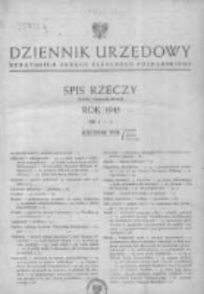 Dziennik Urzędowy Kuratorium Okręgu Szkolnego Poznańskiego 1945.10.01 R.17 Nr1