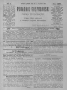 Poradnik Gospodarski. Pismo Tygodniowe. 1915.01.22 R.26 nr4