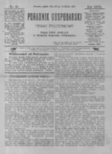 Poradnik Gospodarski. Pismo Tygodniowe. 1915.04.30 R.26 nr18