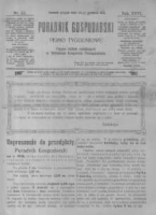 Poradnik Gospodarski. Pismo Tygodniowe. 1915.12.24 R.26 nr52