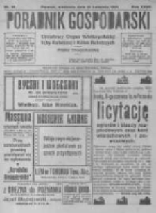 Poradnik Gospodarski. Pismo Tygodniowe. 1921.04.10 R.32 nr15