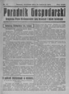 Poradnik Gospodarski. Pismo Tygodniowe. 1921.04.24 R.32 nr17