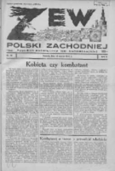 Zew Polski Zachodniej: tygodnik poświęcony idei kombatanckiej 1935.03.10 R.2 Nr10
