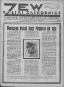 Zew Polski Zachodniej: tygodnik poświęcony idei kombatanckiej 1935.05.19 R.2 Nr20